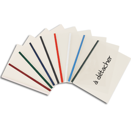 Spinecover avec feuilles à détacher Spinecover avec feuilles à détacher